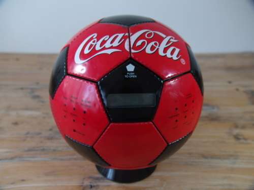 Vintage collectable Coca Cola Radio/CD player - Soccer Ball