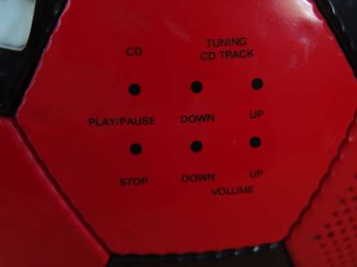 Vintage collectable Coca Cola Radio/CD player - Soccer Ball