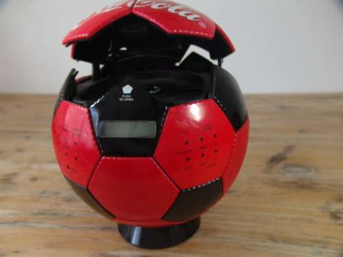 Vintage collectable Coca Cola Radio/CD player - Soccer Ball
