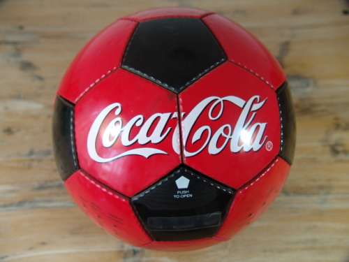 Vintage collectable Coca Cola Radio/CD player - Soccer Ball