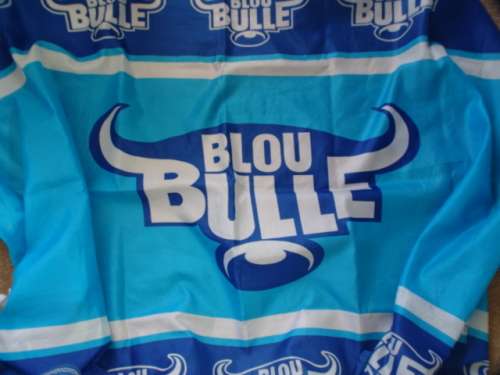 Blou Bulle (Blue Bulls) Rugby Flag - 87cm x 158cm