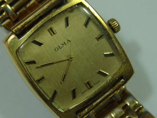 Vintage Gold plated Olma Mechanical Men's Watch - Swiss made - working