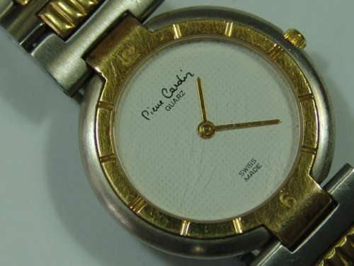 Vintage rare Pierre Cardin Chromachron Swiss made quartz Mens Watch - Working