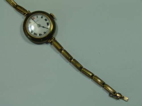 Vintage Medana mechanical ladies wrist Watch. 12 Jewels, rolled Gold, Swiss made -Working