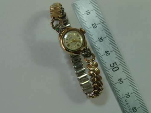 Vintage Stowa 17 rubies ladies mechanical Watch - working. 20 Micron rolled gold. JB, Champion USA