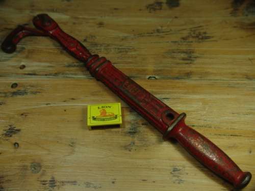 Vintage Heavy duty alloy steel slide_hammer_Nail puller. From HIT. Perfect for work or display