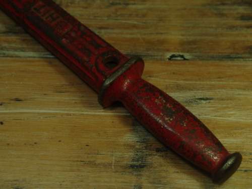 Vintage Heavy duty alloy steel slide_hammer_Nail puller. From HIT. Perfect for work or display