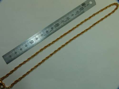 Vintage 18K filled gold chain Necklace