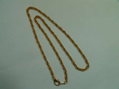 Vintage 18K filled gold chain Necklace