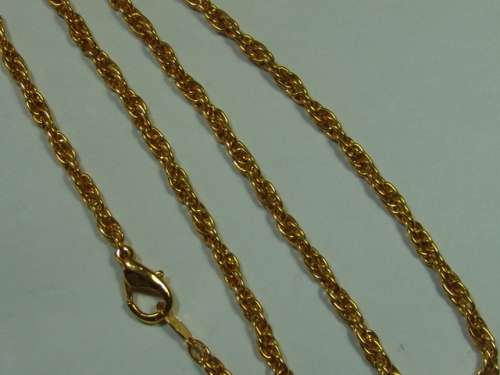 Vintage 18K filled gold chain Necklace