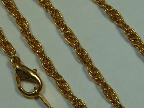 Vintage 18K filled gold chain Necklace