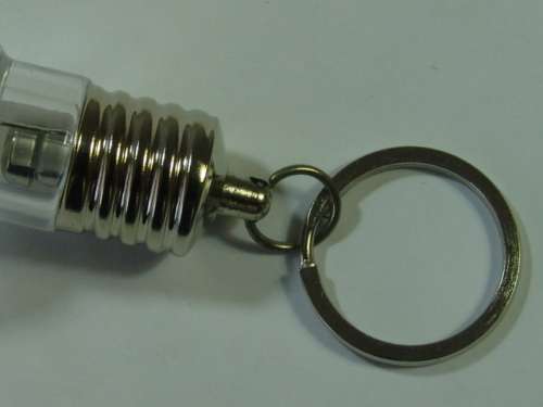 Bright white LED ball Key Holder / Toy