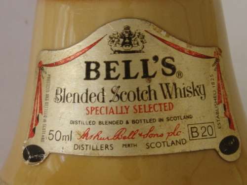 Small vintage Wade Bells souvinier bottle