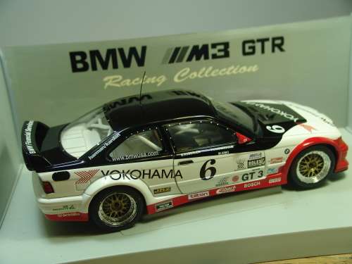 Collectable die cast scale model Car, BMW M3 GTR Racing, Boxed, 1:18