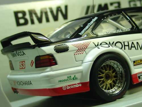 Collectable die cast scale model Car, BMW M3 GTR Racing, Boxed, 1:18