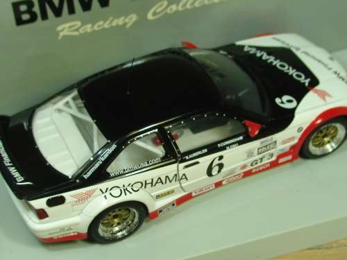 Collectable die cast scale model Car, BMW M3 GTR Racing, Boxed, 1:18
