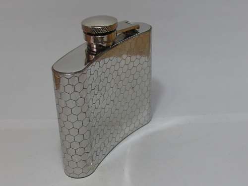 Stainless steel hip flask, 5oz