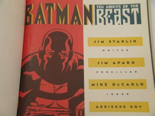 DC Comics, Batman, Ten knights of the Beast, 1994, 96 pages, Collectable Superhero comic book