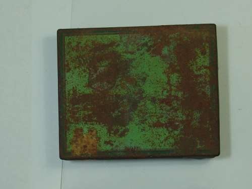 Vintage, The Three Castles Plain Cigarette Tin, 9cm x 7.5cm