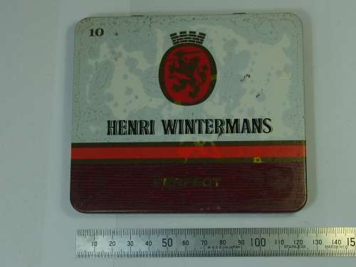 Vintage Henri Wintermans Cigar Tin, Holland, 15cm x 11cm