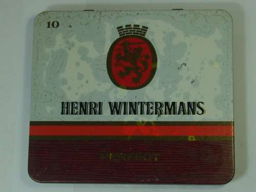 Vintage Henri Wintermans Cigar Tin, Holland, 15cm x 11cm