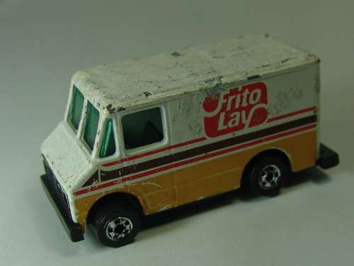 Hot Wheels die cast collectable model car, Frito Lay Van, 1:64, Malaysia, 1976, rare