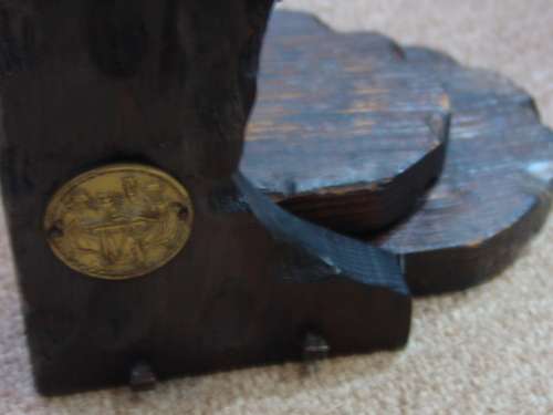 Nautical vintage wooden wine bottle holder