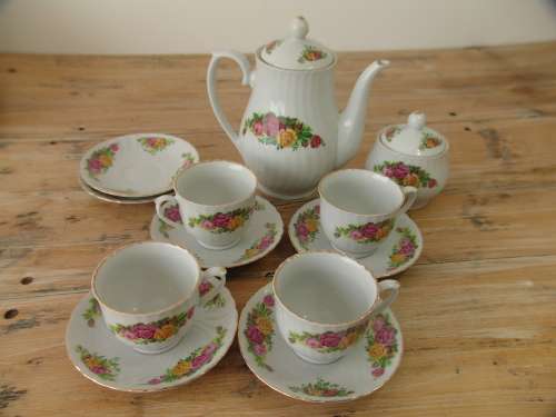 Regent China, English rose, part Tea set - 12piece