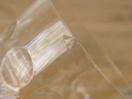 Vintage Crystal stemmed glasses - 2 in the lot