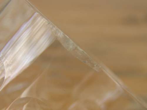 Vintage Crystal stemmed glasses - 2 in the lot