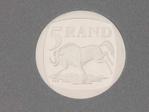 SA Mint, SAM short proof coin Set in original SAM box, 1994 (intoduction of R5 coin), Mint condition