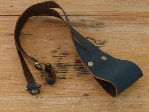 Antique genuine leather ammo Belt - 85cm long