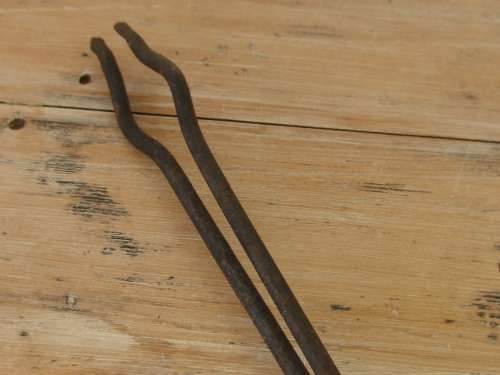 Large heavy metal Blacksmith's tool. 53cm x 17cm