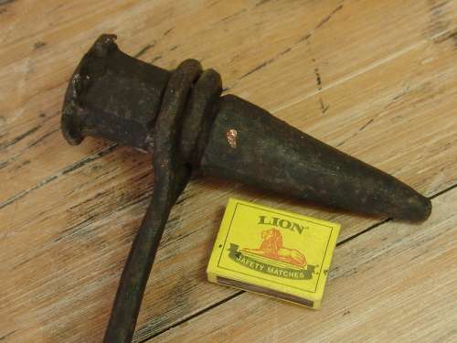 Large heavy metal Blacksmith's tool. 53cm x 17cm