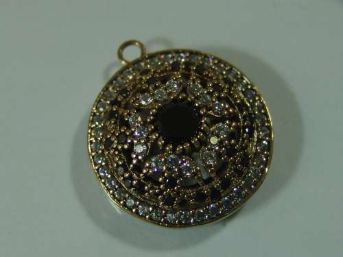 Exquisite Silver and gilded silver Bracelet with matching Pendant set, prestine condition, 27.2grams
