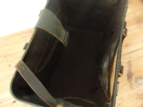 Vintage Doctor's leather Bag, Green, 40cm x 20cm x 20cm