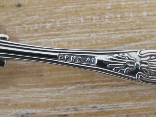 Boxed set of 6 Kings pattern coffee Spoons, EPNS A1, prestine condition