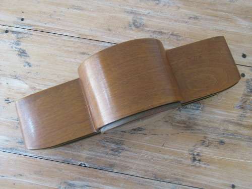 1950's Art deco walnut cased mechanical mantle Clock, Mauthe, working, 49cm x 20cm x 10cm