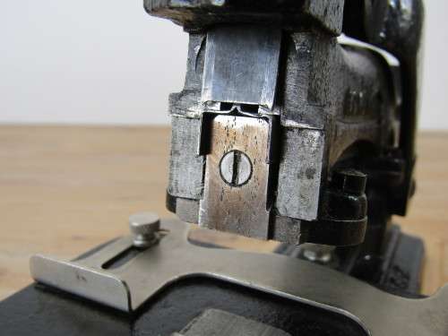 Large early 1900's Acme no.1 cast iron industrial Stapler, USA, 20cm x 20cm x 10cm, working