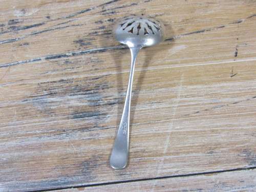 Vintage silver plated sugar spoon