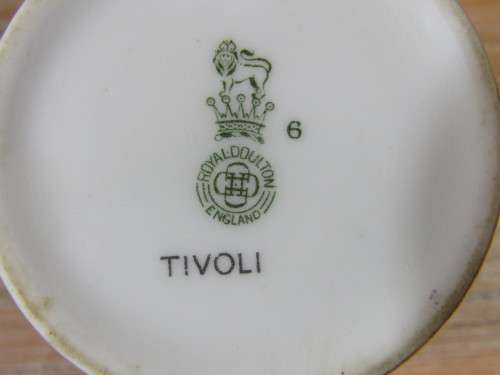 Rare vintage Royal Doulton Coffee set, Tivoli, 1920's to 30's 11 piece, serves 4, prestine condition