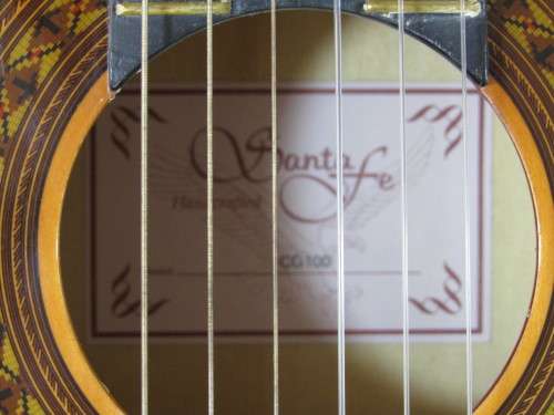 Vintage Santafe Acoustic Guitar CG100 in carry bag, excellent working condition