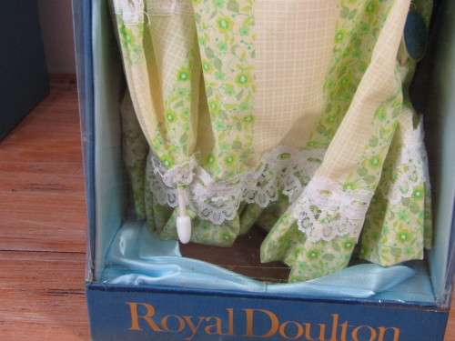 Vintage Royal Doulton Nisbet porcelain figurine Doll in original box 36cm tall, Mint condition, rare