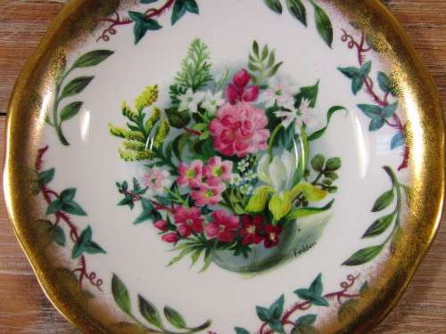 Rare Royal Academy signed Queen Anne fine bone China Duo, others available