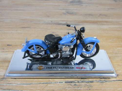 Collectable  Maisto Harley-Davidson Cycles, 1948 FL Panhead, metal die cast model, 1:18, mint