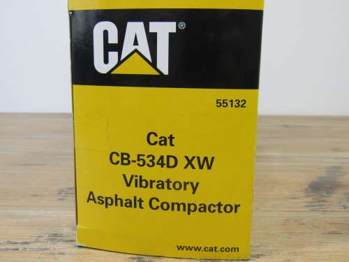 Collectable metal die cast scale model, Boxed CAT CB 534D WX Vibratory Asphalt Compactor, 1:50, mint
