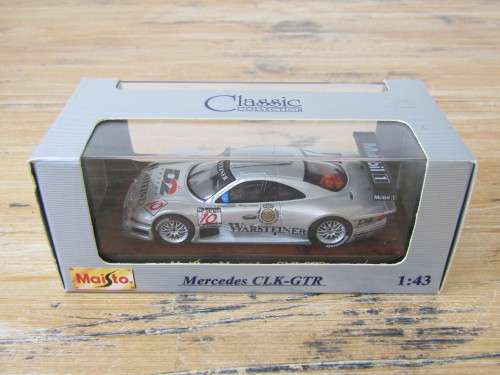Collectable metal die cast scale model car, Maisto Mercedes CLK-GTR ,1:43, mint in box