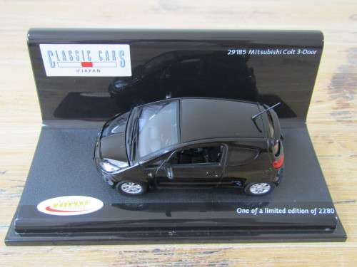 Collectable metal die cast scale model car, Vitesse Mitsubishi Colt 3-door ,1:43, mint in box