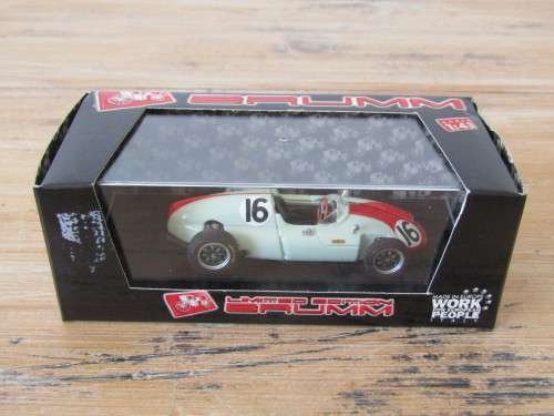 Collectable metal die cast scale model car, Brumm Cooper T51, 1960 ,1:43, mint in box, #16