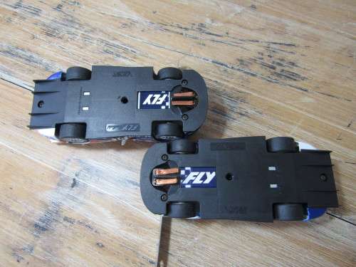 Fly slot car Set, Chrysler Viper GTS-R, Team Oreca, 24hrs Le Mans 1998, set of two Scalextric cars